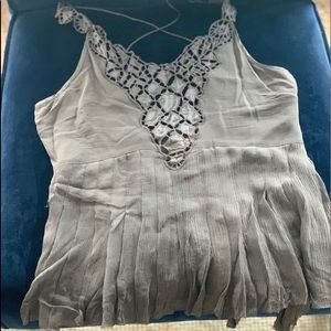 Steel grey Blouse Catherine Malandrino top